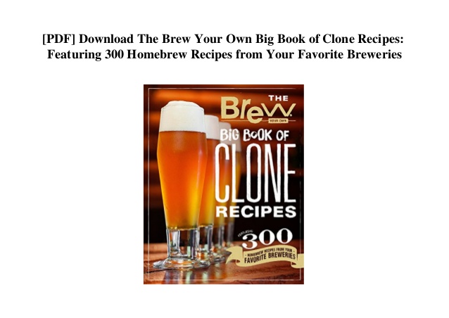 Byo 250 Classic Clone Recipes Pdf Download